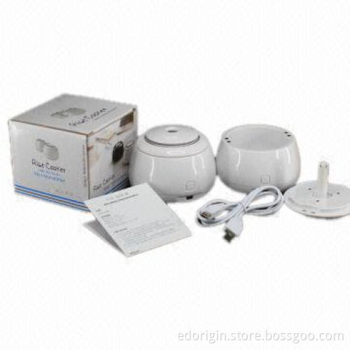 USB Ultra-sonic Humidifier with 80mL Capacity, 2 Hours Anti-dry Protection